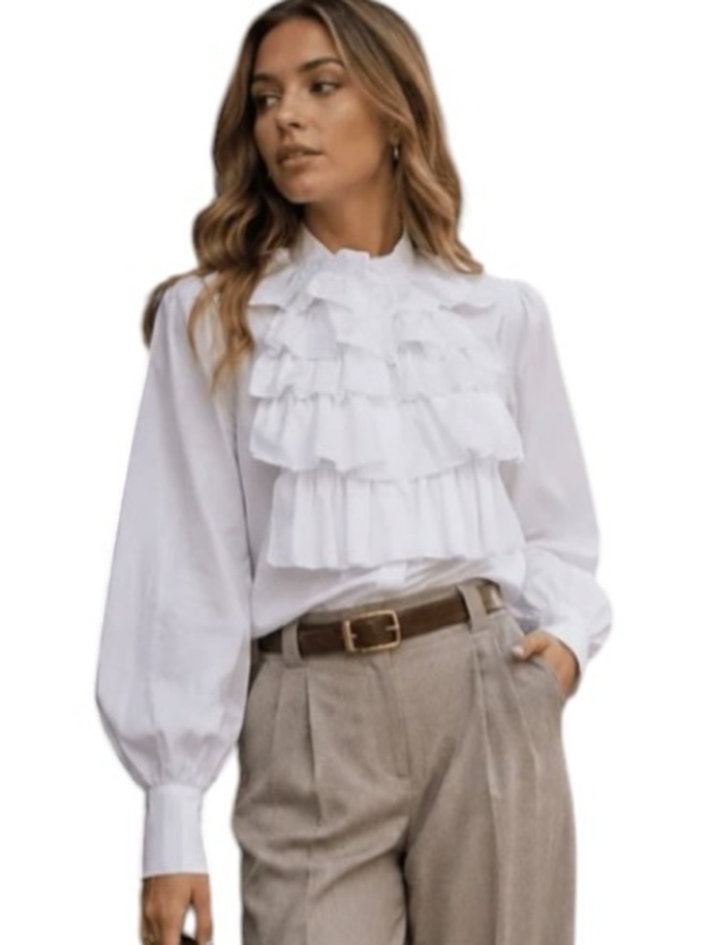 👑COMING SOON👑 BEULAH NEW RUFFLE BLOUSE